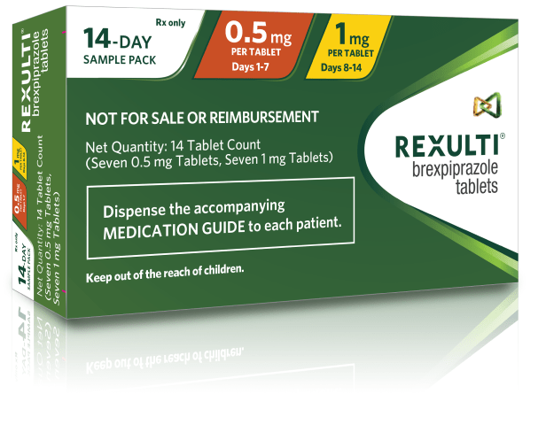 REXULTI (brexpiprazole) sample starter pack REXULTI (brexpiprazole) sample starter pack