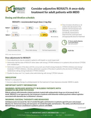 MDD dosing guide
