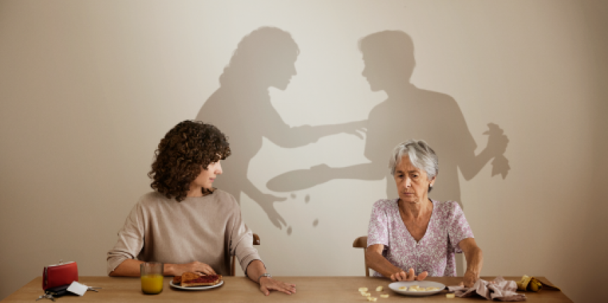 Mother with Agitation associated with dementia due to Alzheimer's disease cursing or showing signs of verbal aggression a few times a day.